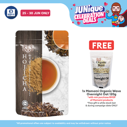 Mamami Japanese Hojicha Powder 100g | Less Caffeine and Relieve Stress Mamami