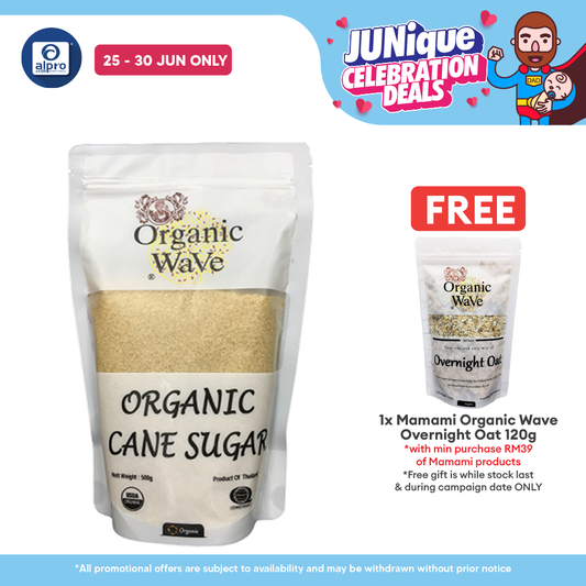 Mamami Organic Wave Cane Sugar 500g | Naturally Gluten Free Mamami