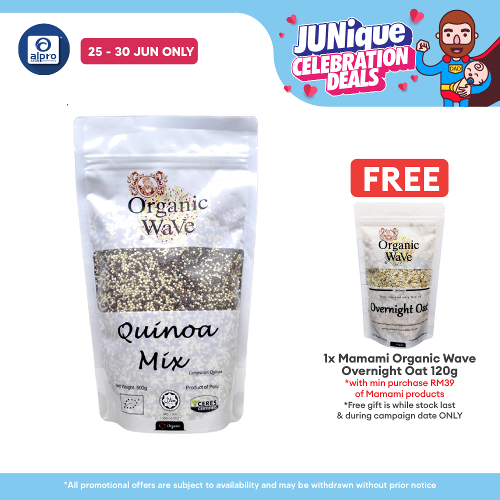 Mamami Organic Wave Quinoa Mix 500g | Help to Lower Sugar Levels Mamami