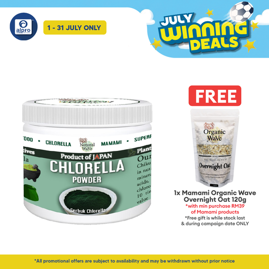 Mamami Natural Wave Chlorella 100g | Natural Superfood Mamami