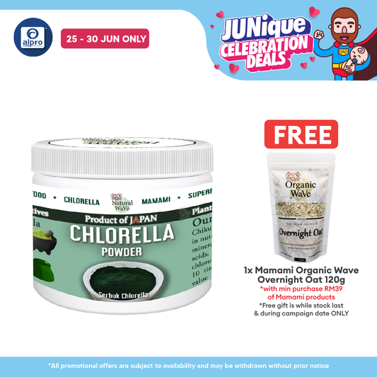 Mamami Natural Wave Chlorella 100g | Natural Superfood Mamami