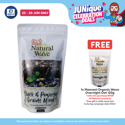 Mamami Natural Wave Black & Powerful Grains Mixed 400g | Powerful Energy Booster Mamami