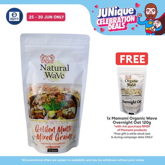 Mamami Natural Wave Golden Multi-Mixed Grains 400g | Nutrient-Rich Grains Blend Mamami