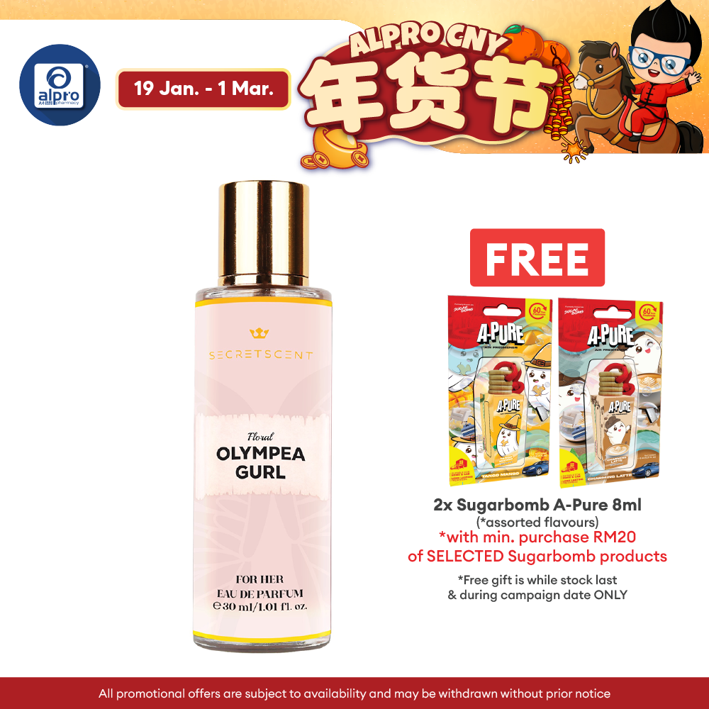 SugarBomb Secret Scent Eau De Parfum For Her (Assorted Premium Scents) 30mL | Sweet and Elegant Aroma