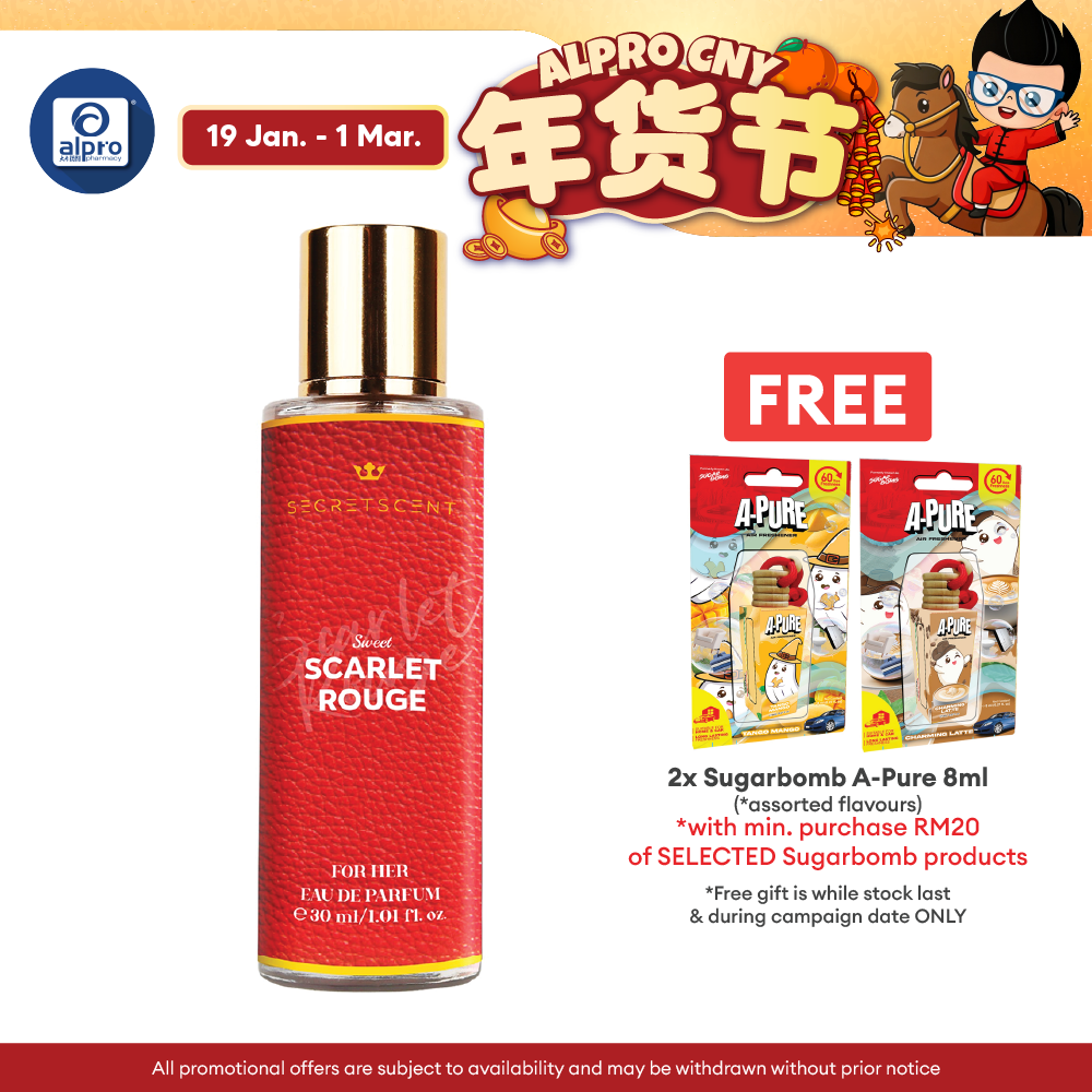 SugarBomb Secret Scent Eau De Parfum For Her (Assorted Premium Scents) 30mL | Sweet and Elegant Aroma