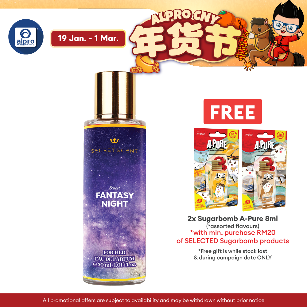 SugarBomb Secret Scent Eau De Parfum For Her (Assorted Premium Scents) 30mL | Sweet and Elegant Aroma