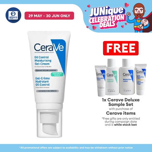 Cerave Oil Control Moisturising Gel Cream 52ml | Helps Absorb Excess Oil Cerave