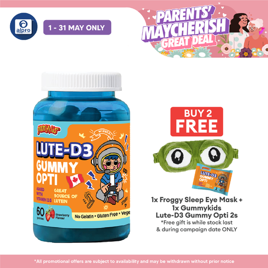 Gummykids Lute-D3 Gummy Opti 60s | Strengthens Immune System Gummykids