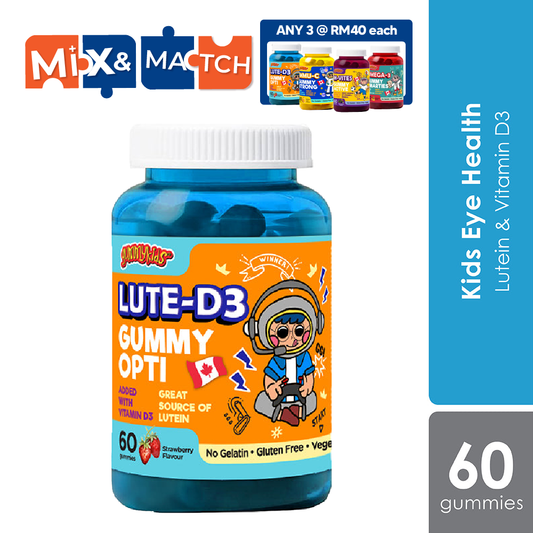 Gummykids Lute-D3 Gummy Opti 60s | Strengthens Immune System Gummykids