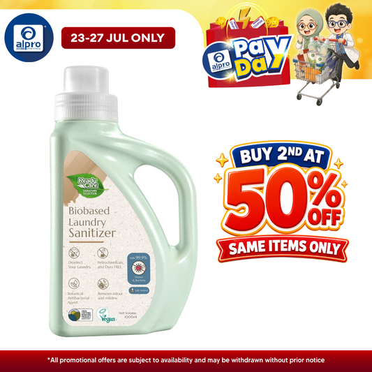 ReadyCare Signature Selection Biobased Laundry Sanitizer 1L | Lavender Essential Oil Scented ReadyCare