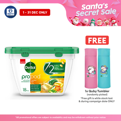 Dettol All In One Antibacterial Laundry Pod | Citrus Rose & Rain Forest Dettol