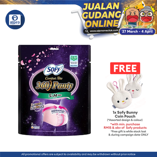 Sofy Comfort Nite 360 Panty S-M 2s | Airy Breathable Sofy