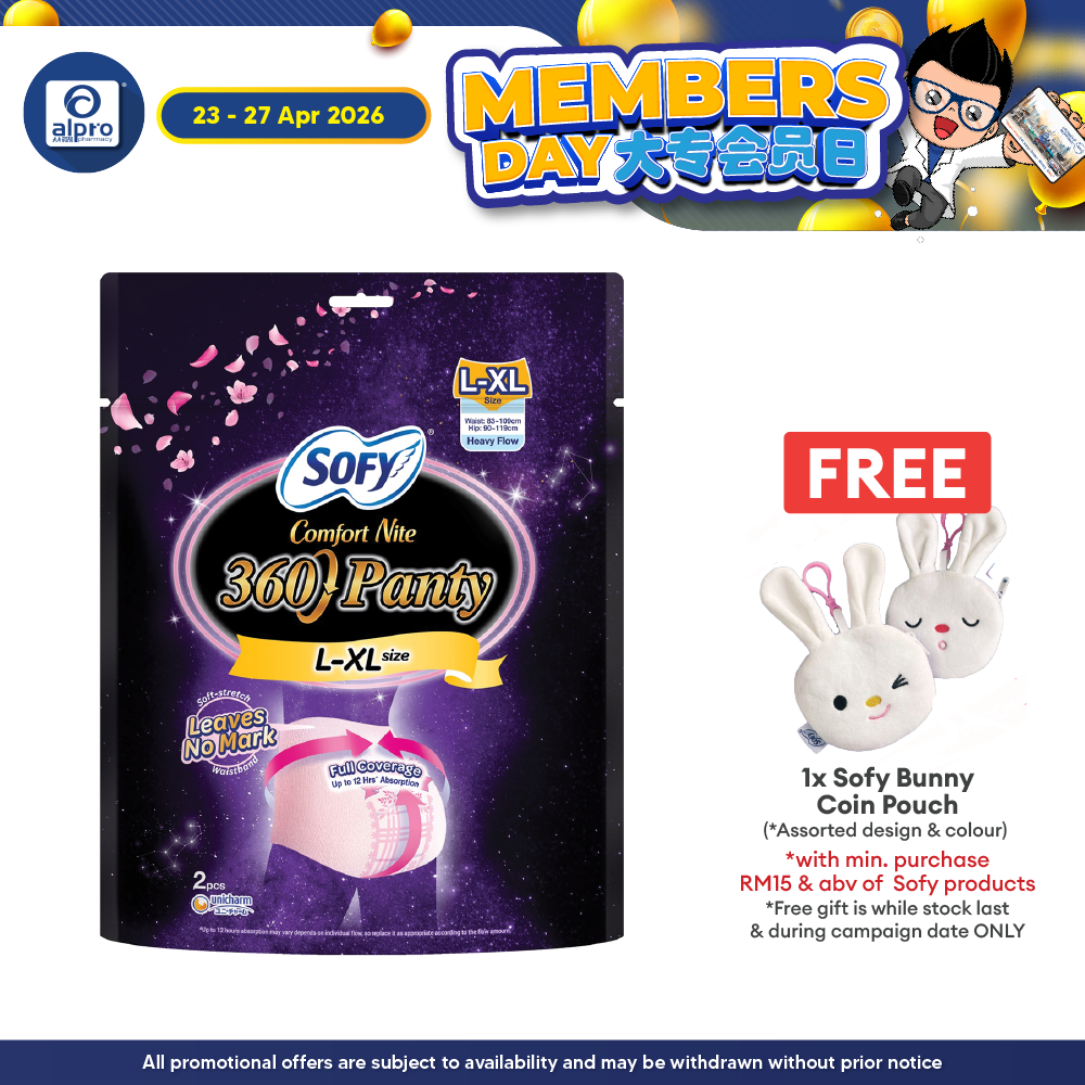 Sofy Comfort Nite 360 Panty L-XL 2s | Stretchy and Soft Waistband Sofy