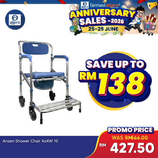 Anzen Shower Chair AZ4W 1s Anzen