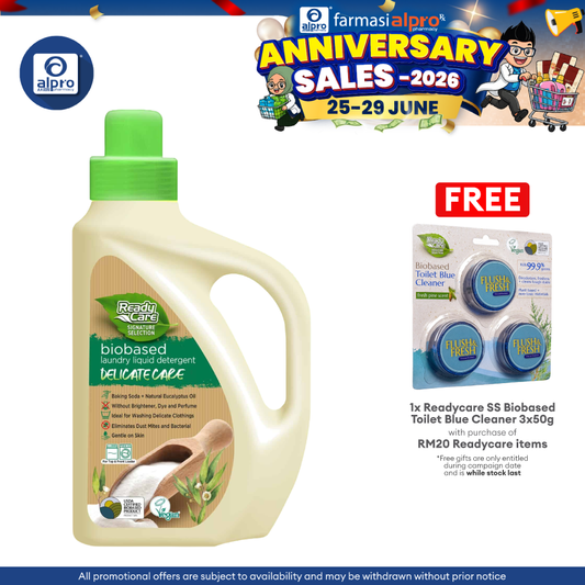 ReadyCare Signature Selection Biobased Laundry Liquid Detergent Delicate Care 2.1L | Outstanding Natural Whitening ReadyCare
