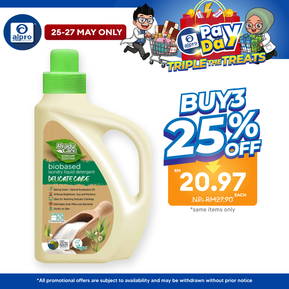 ReadyCare Signature Selection Biobased Laundry Liquid Detergent Delicate Care 2.1L Alpro Pharmacy