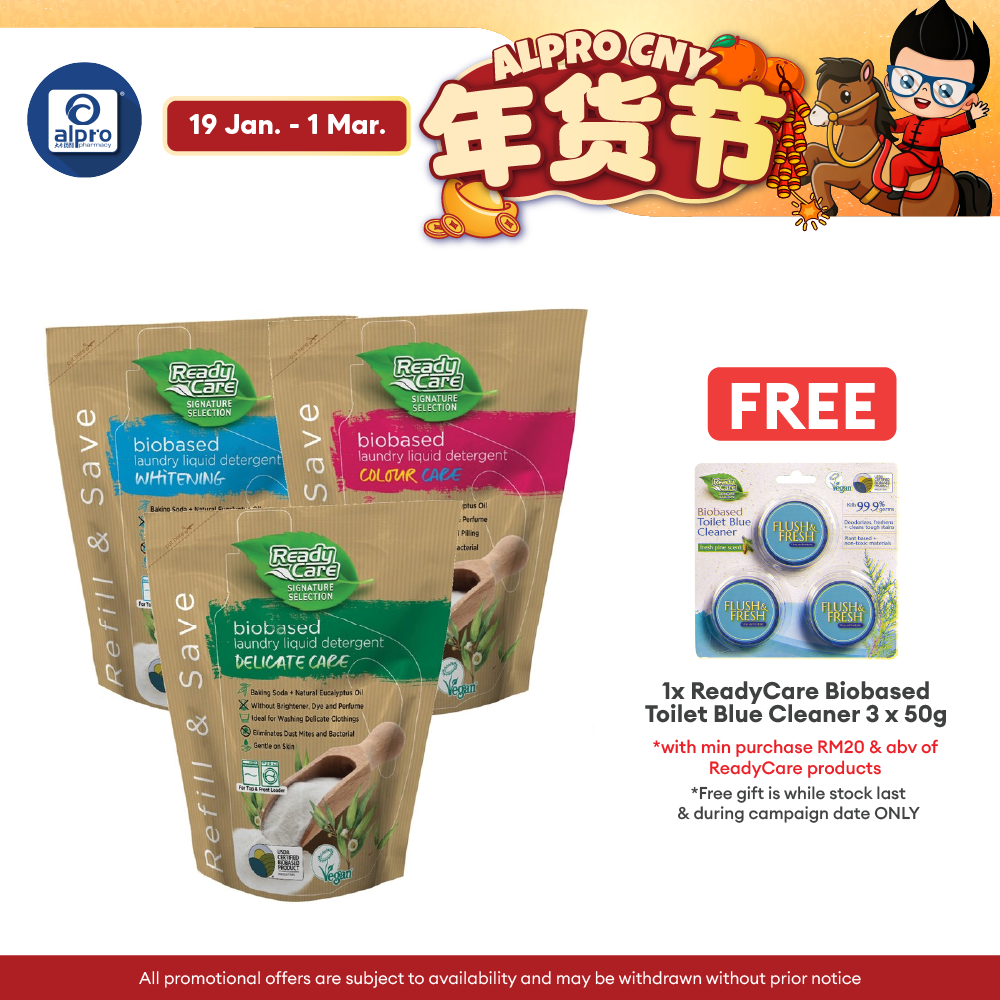 ReadyCare Signature Selection Biobased Laundry Liquid Detergent Refill Pack 1.5L | Gentle to Skin and Less Irritation