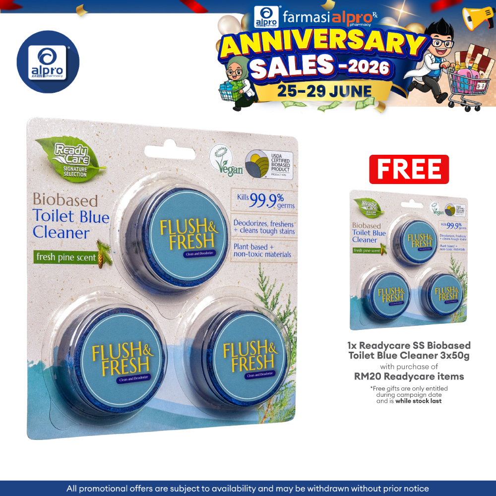 ReadyCare Signature Selection Biobased Toilet Blue Cleaner 50g ×3s ReadyCare