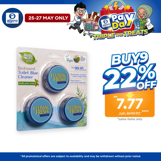 ReadyCare Signature Selection Biobased Toilet Blue Cleaner 50g ×3s ReadyCare