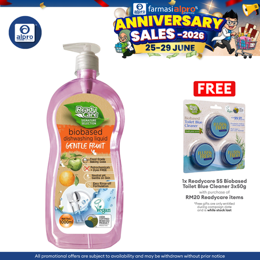 ReadyCare Signature Selection Biobased Dish Wash Liquid Gentle Fruit 1l ReadyCare