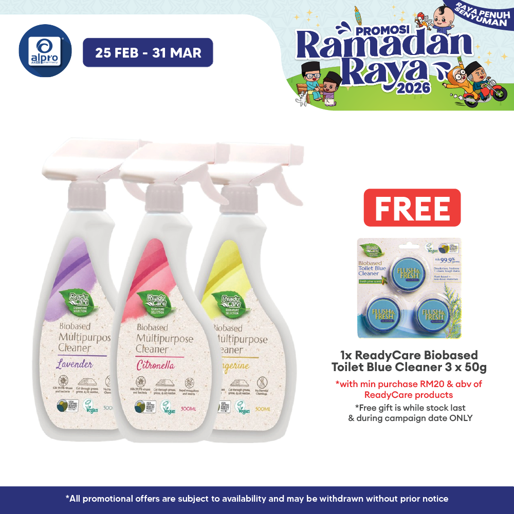 ReadyCare Signature Selection Biobased Multipurpose Cleaner Spray 500mL | Any Surface Cleaner and Rinse Free ReadyCare