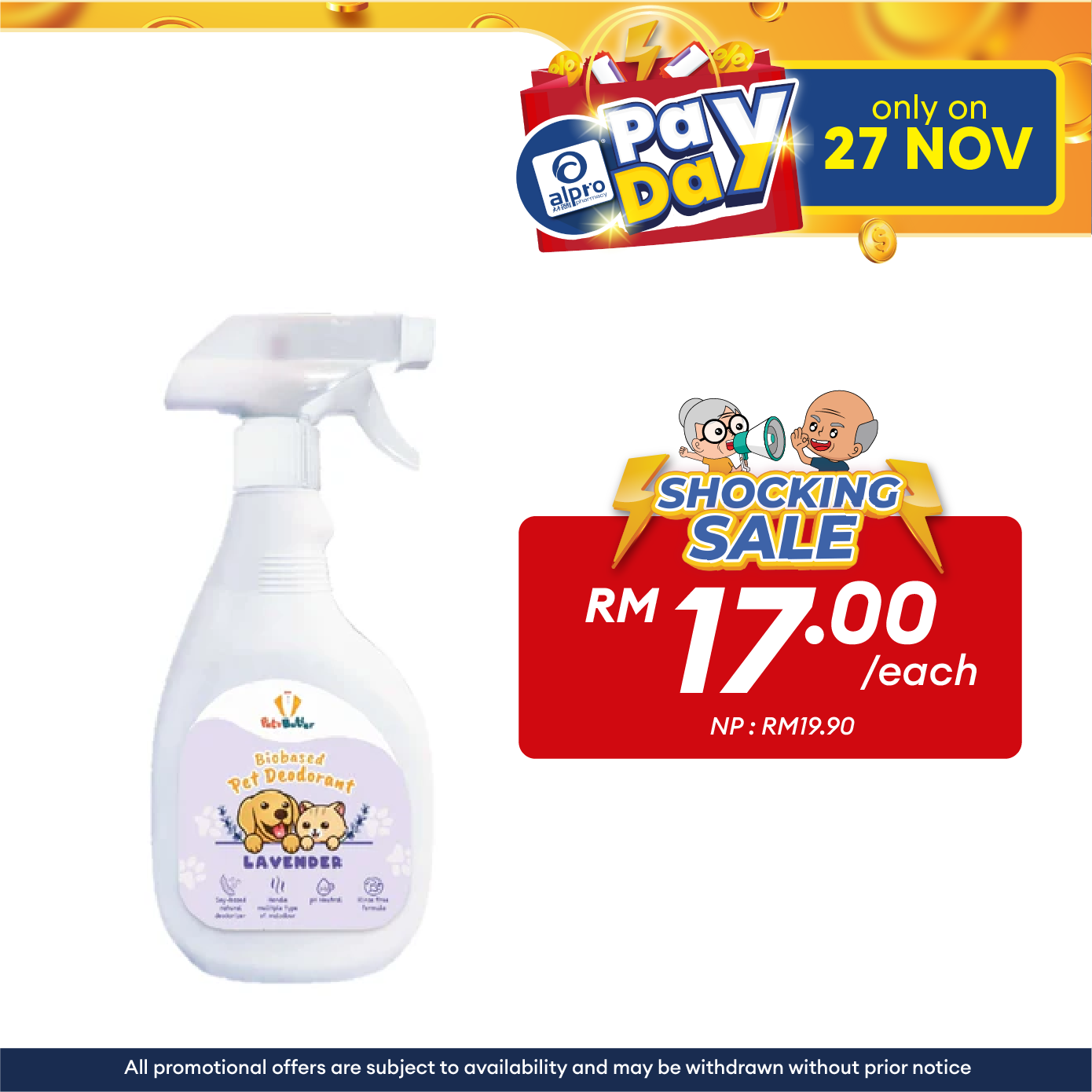 Readycare Signature Selection Pet Deodorant 500mL | Neutral pH and Pet Friendly Alpro Pharmacy