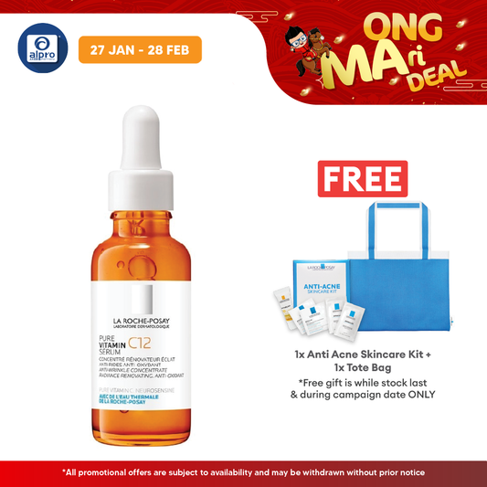 La Roche-Posay Pure Vitamin C12 Serum 30ml | Improves Skin Radiance La Roche Posay