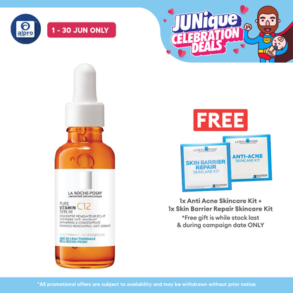 La Roche-Posay Pure Vitamin C12 Serum 30ml | Improves Skin Radiance La Roche Posay