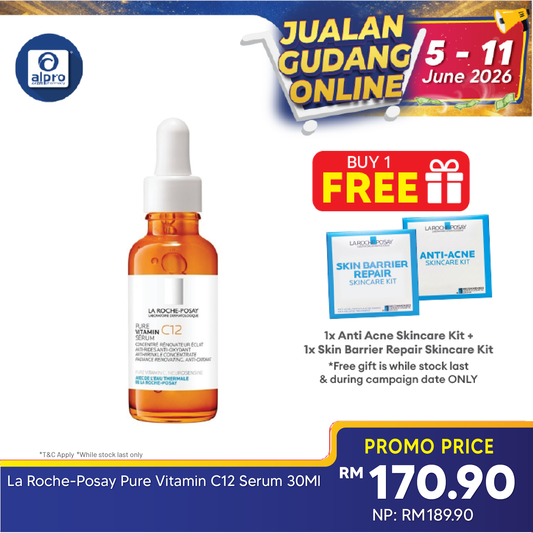 La Roche-Posay Pure Vitamin C12 Serum 30ml | Improves Skin Radiance La Roche Posay