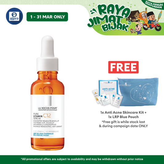 La Roche-Posay Pure Vitamin C12 Serum 30ml | Improves Skin Radiance La Roche Posay