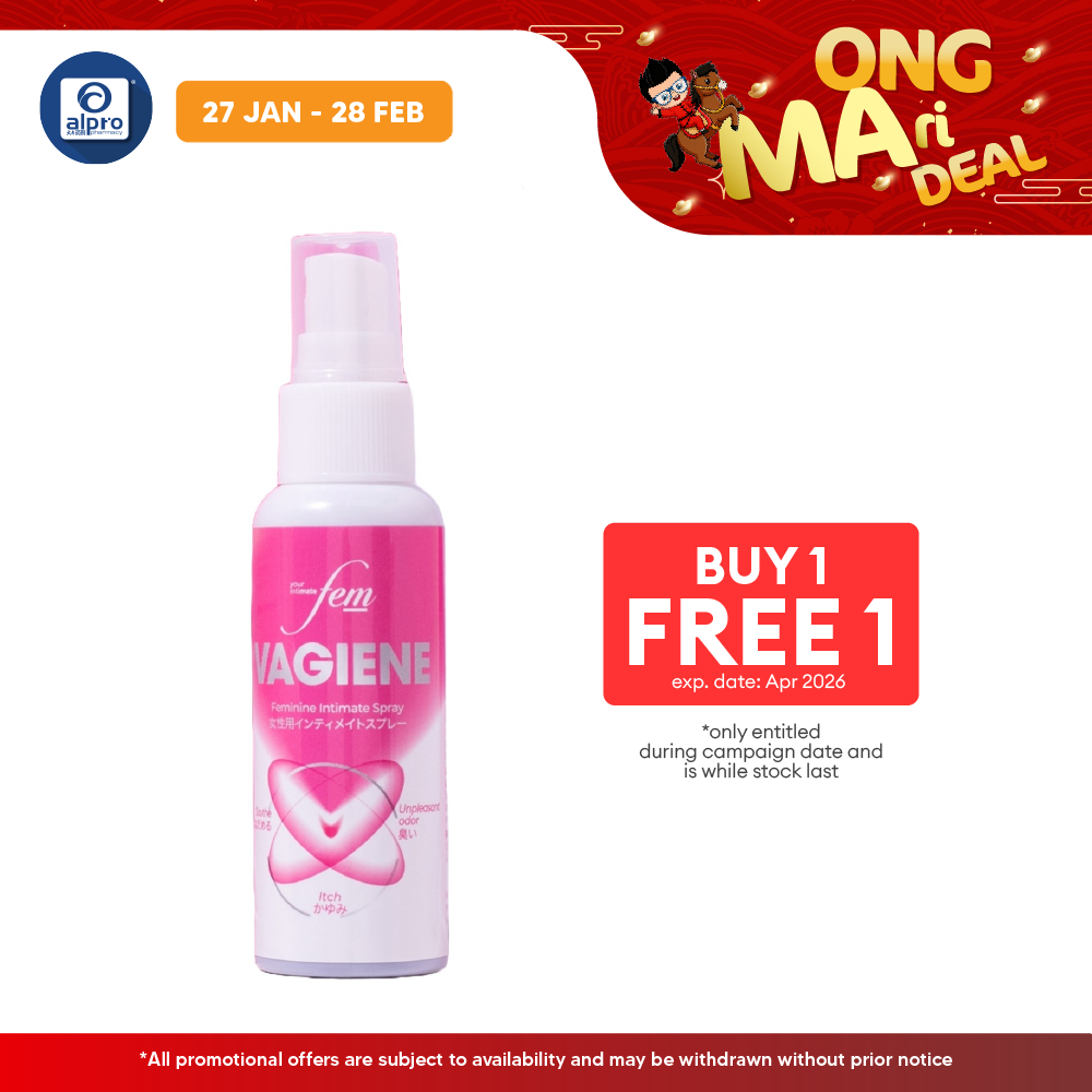 Vagiene Intimate Spray 50mL | Soothe, Relive and Refresh [Expiry : 15/04/2026] Alpro Pharmacy