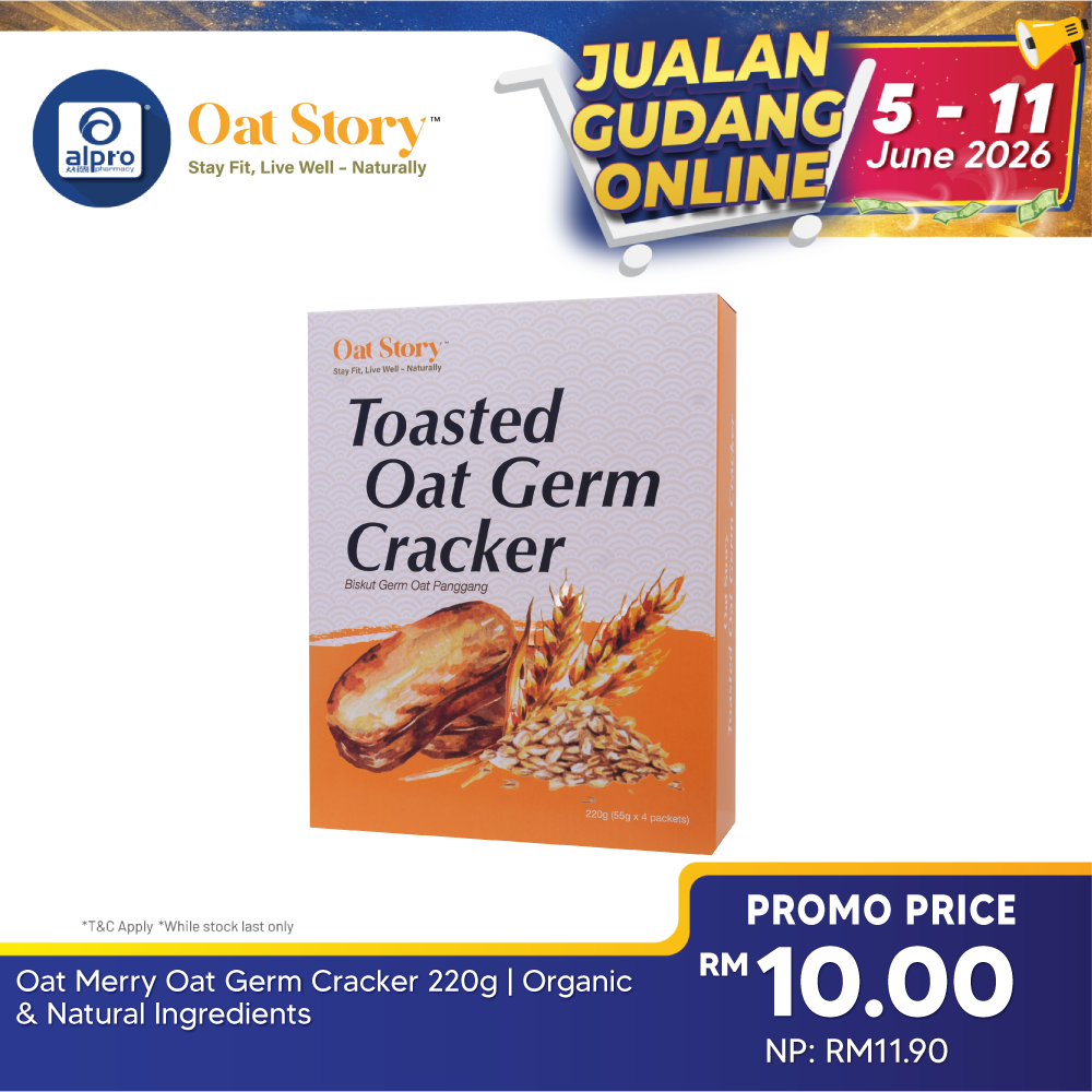 Oat Story Oat Germ Cracker 220g | Organic & Natural Ingredients Oat Story