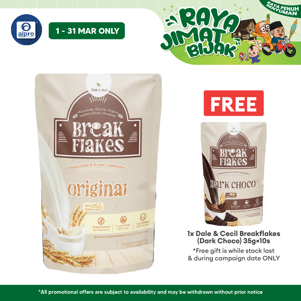 Dale & Cecil BreakFlakes (Original/ Purple Sweet Potato/Dark Choco) 10s