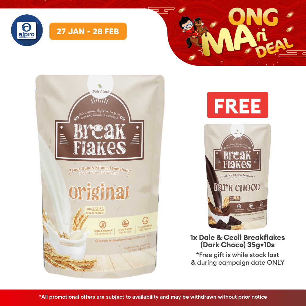 Dale & Cecil BreakFlakes (Original/ Purple Sweet Potato/Dark Choco) 10s Dale & Cecil