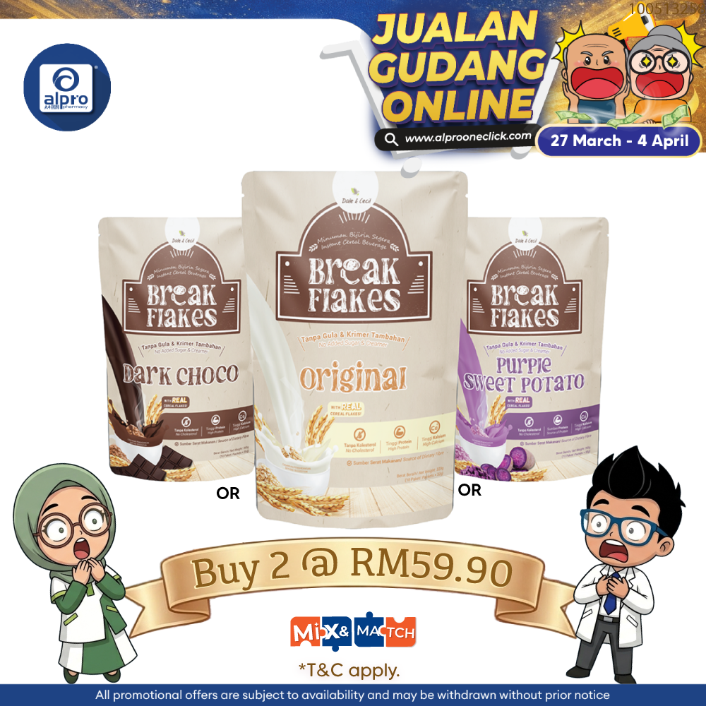 Dale & Cecil BreakFlakes (Original/ Purple Sweet Potato/Dark Choco) 10s Dale & Cecil