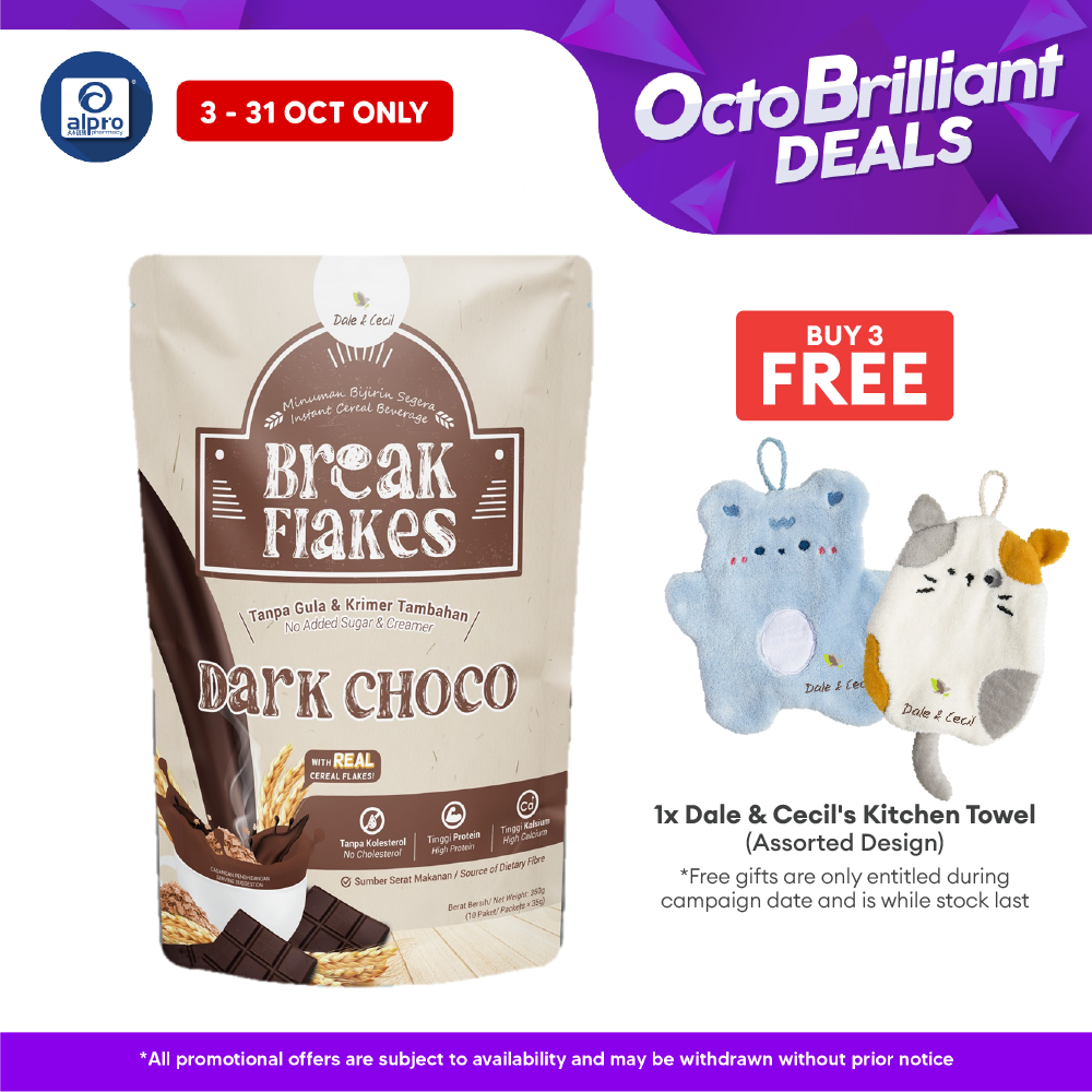 Dale & Cecil BreakFlakes (Original/ Purple Sweet Potato/Dark Choco) 10s Dale & Cecil