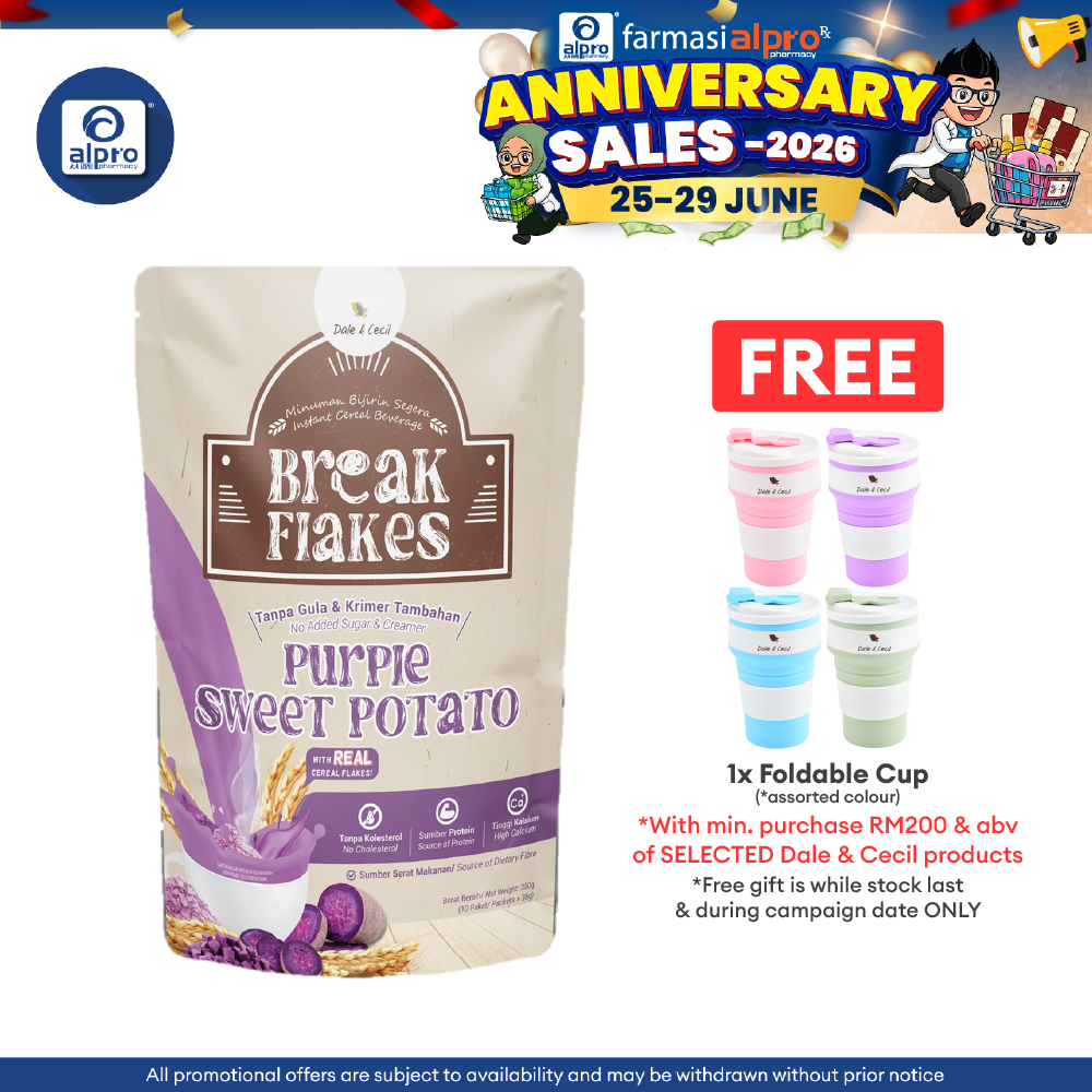 Dale & Cecil BreakFlakes (Original/ Purple Sweet Potato/Dark Choco) 10s Dale & Cecil