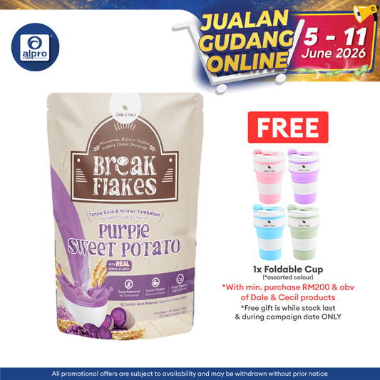 Dale & Cecil BreakFlakes (Original/ Purple Sweet Potato/Dark Choco) 10s Dale & Cecil