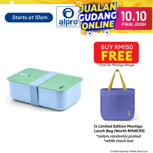 Montigo Lunch Box 1000ml (Blueberry/ Watermelon) Montigo