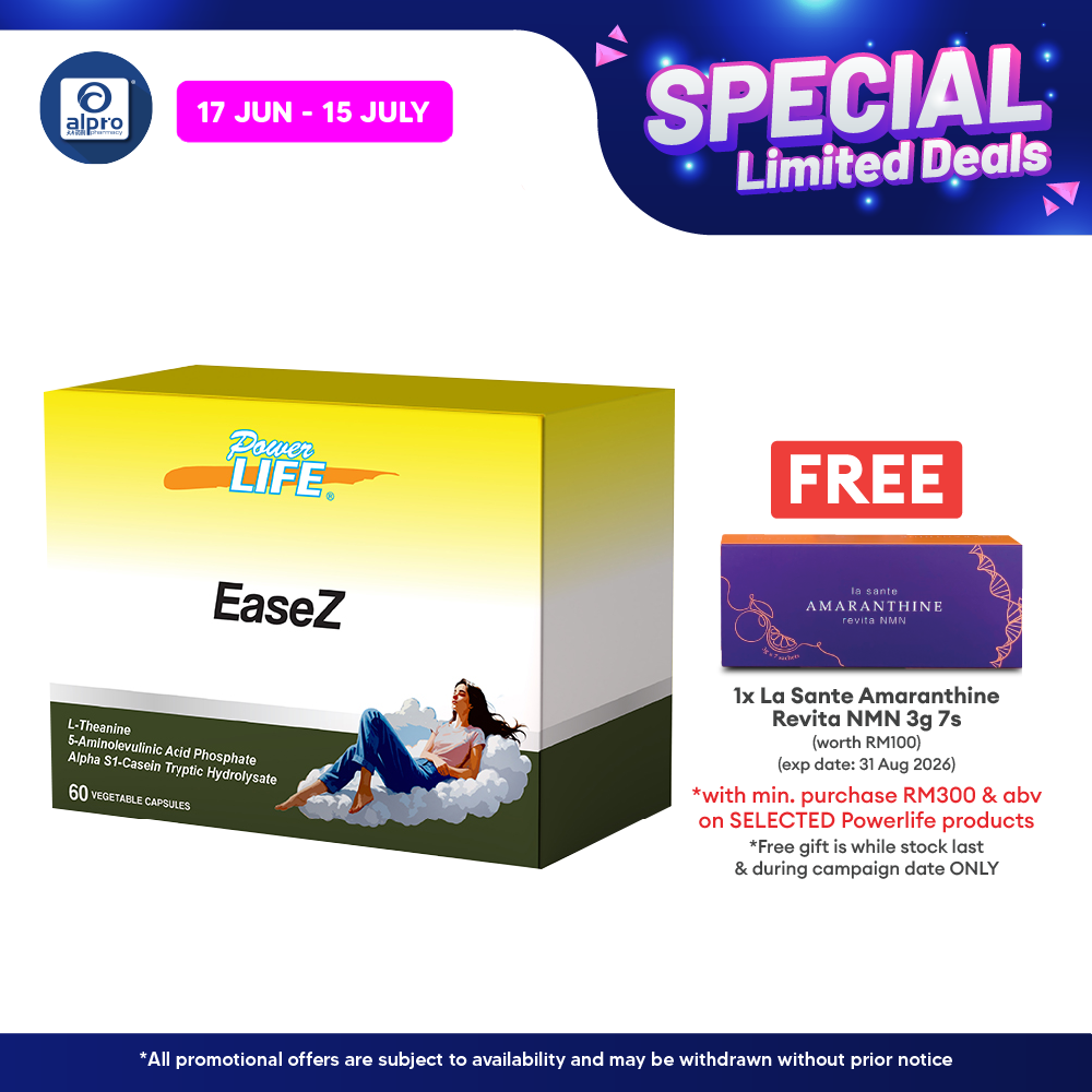 Powerlife Easez 6 X 10s | Better Sleep & Stress Relieve Powerlife