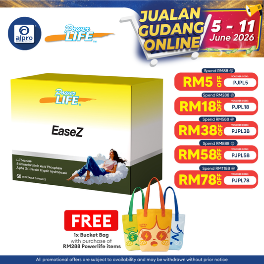 Powerlife Easez 6 X 10s | Better Sleep & Stress Relieve Powerlife
