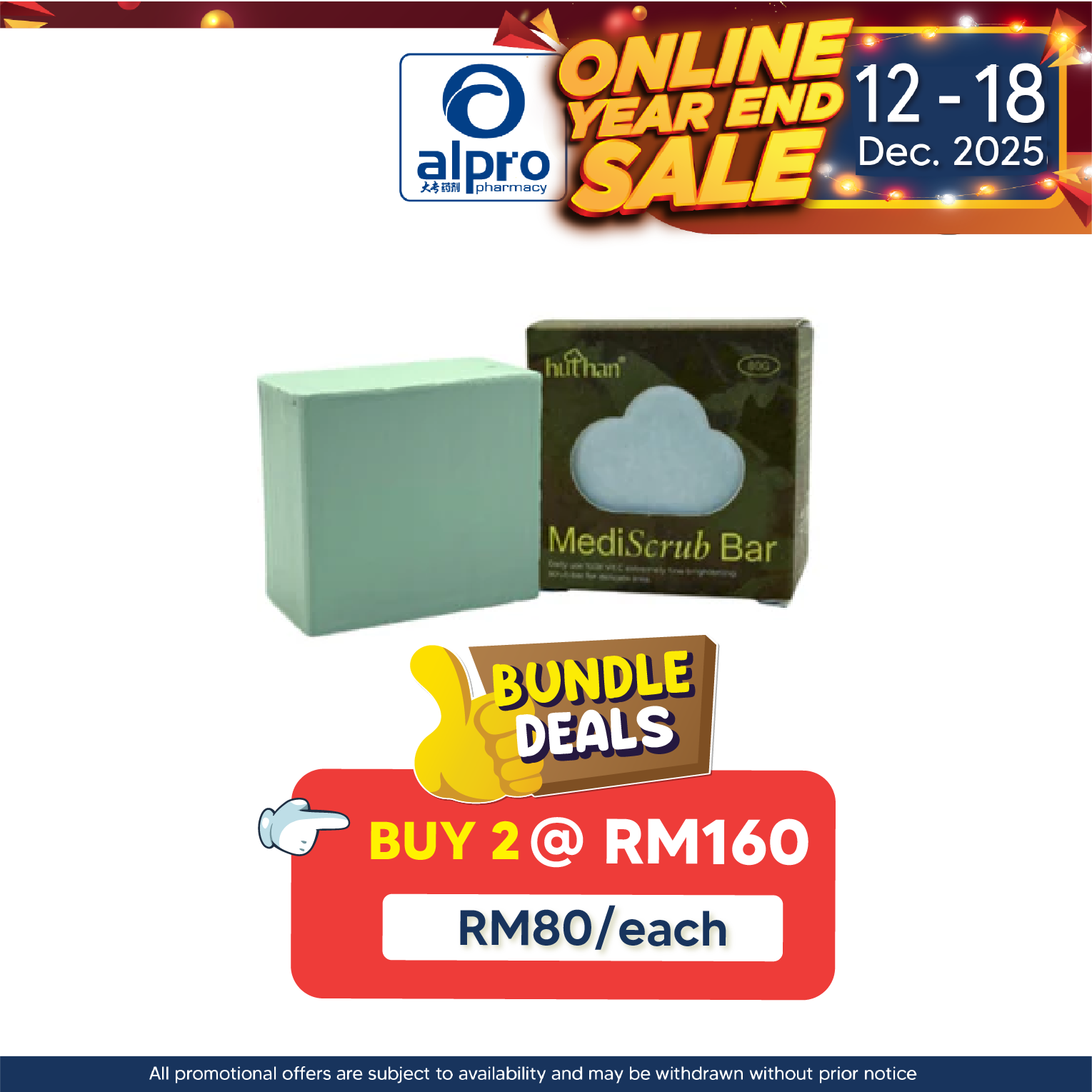 huthan Mediscrub Bar Tropical Skin Lightening Scrub Soap 1s | Specialised on Joint Whitening