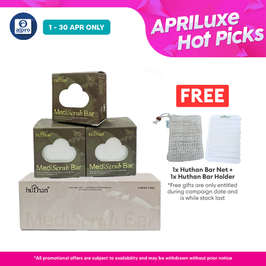 huthan Mediscrub Bar Tropical Skin Lightening Scrub Soap 3s | Joint Whitening huthan