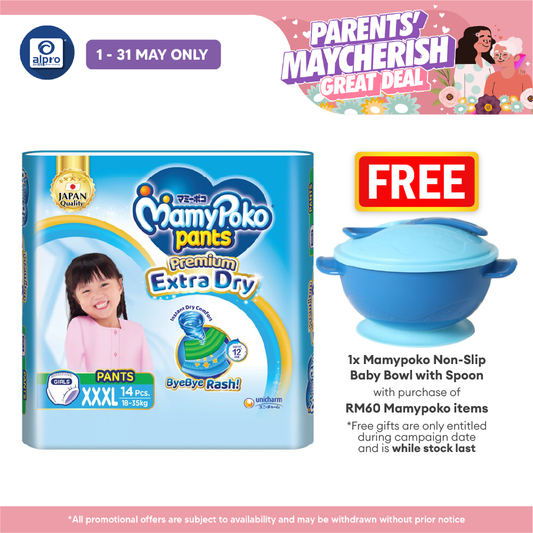 Mamypoko Extra Dry Pants XXXL Girl 14s | Absorb Well MamyPoko