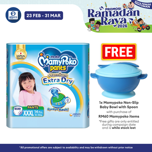 Mamypoko Extra Dry Pants XXXL Girl 14s | Absorb Well MamyPoko