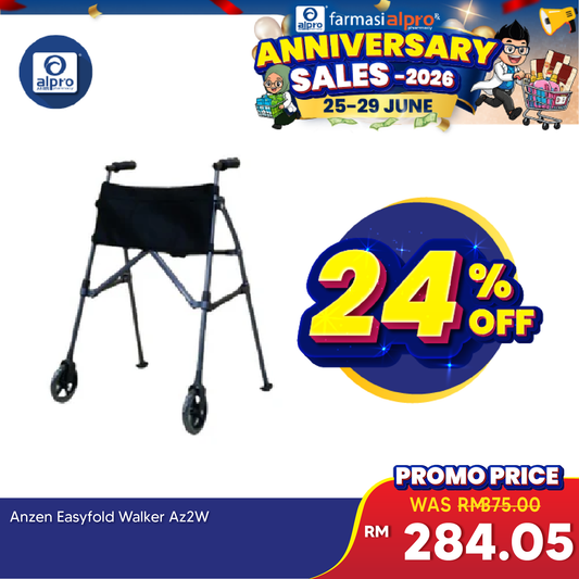 Anzen Easyfold Walker AZ2W | Aluminium Frame Anzen