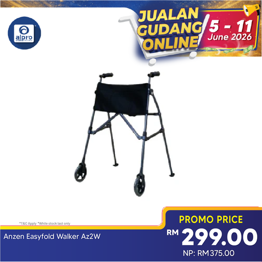 Anzen Easyfold Walker AZ2W | Aluminium Frame Anzen