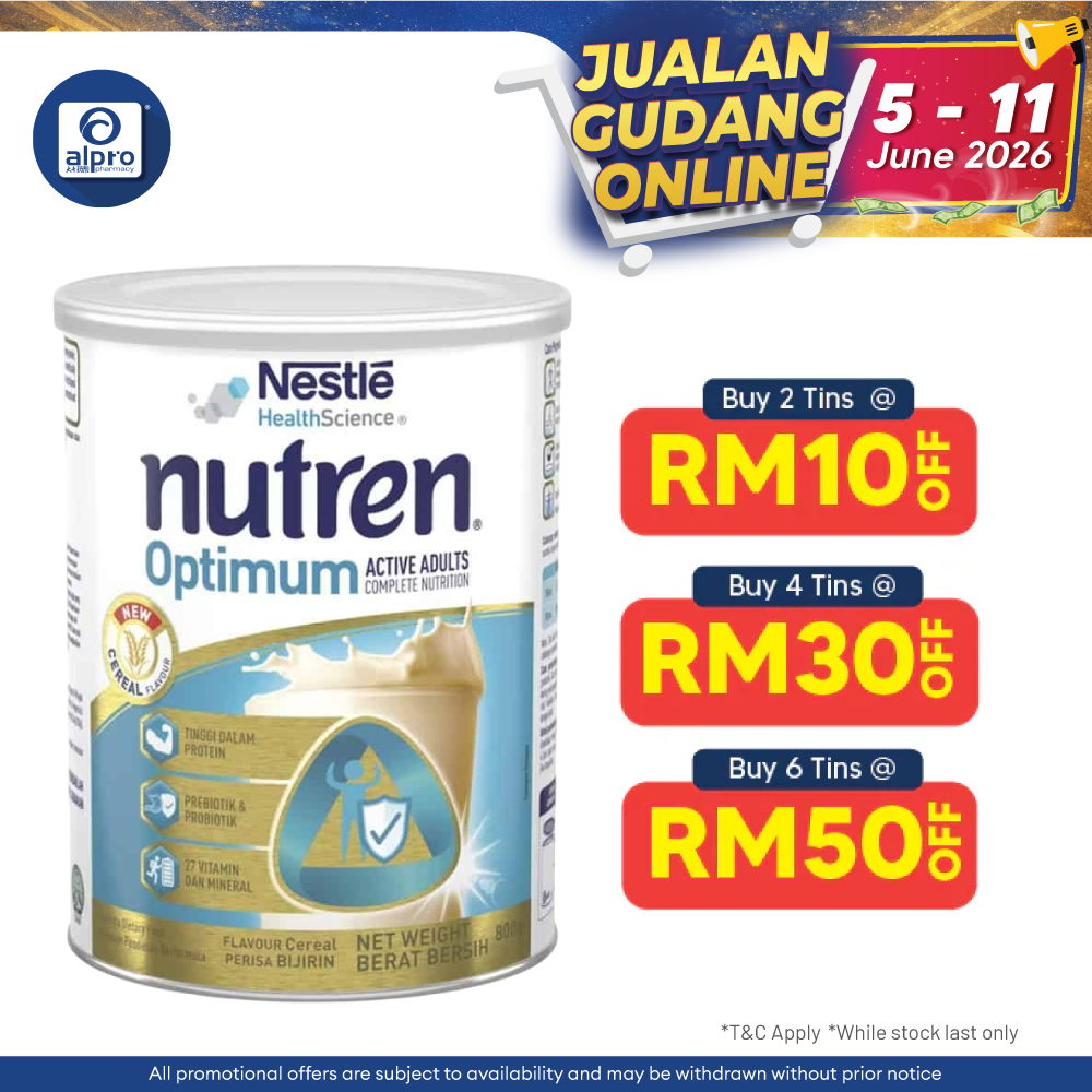 Nestle Nutren Optimum Cereal 800g | Nutritional Drink Nestle