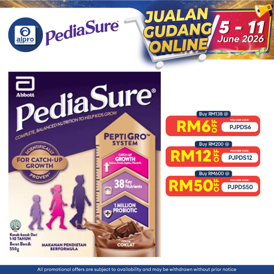 Abbott Pediasure Peptigro BIB Chocolate 550g | Supports Growth and Development Pediasure