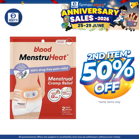 Blood Menstruheat Lavender 2s | Manage Menstrual Dsicomfort Blood